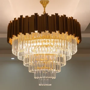 Moderni kristallinen Murano-kattokruunu