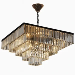 Moderni neliöinen Duan kattokruunu, koko 60