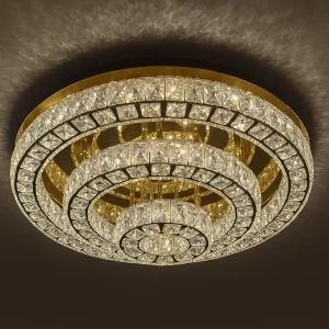 Moderni kattokruunu 60, kolmipuolinen(Kristalli)