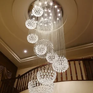 Timanttikristallinen kattoriippuvalaisin 120