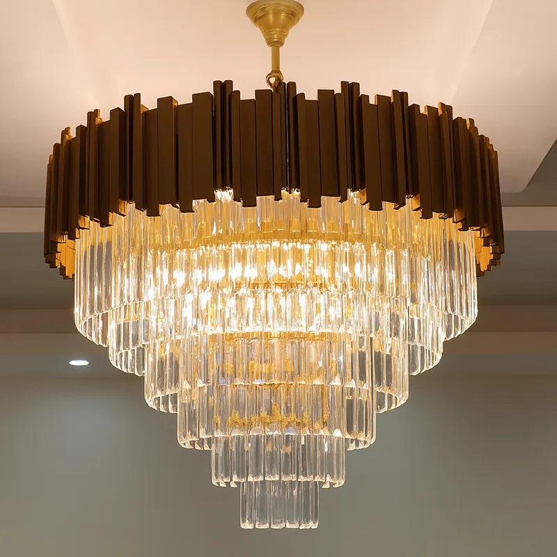 Moderni kristallinen Murano-kattokruunu